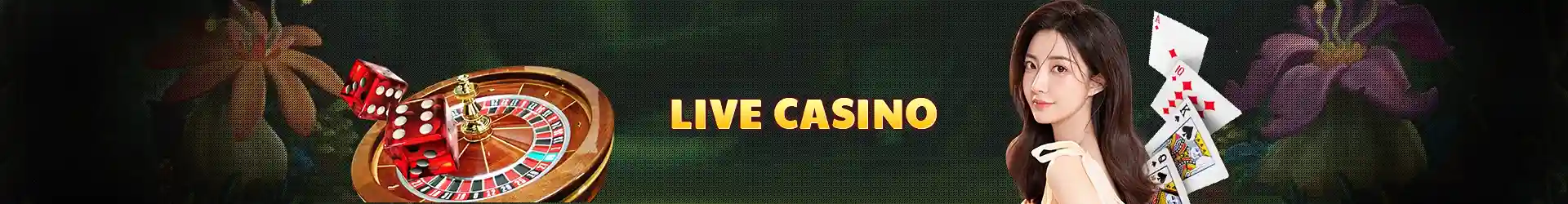 BET6 live casino dealer in action